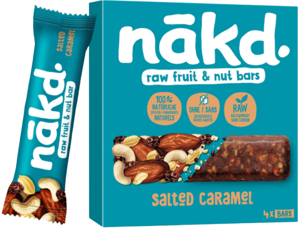 nākd. - Raw Fruit & Nut Bar Salted Caramel 105g